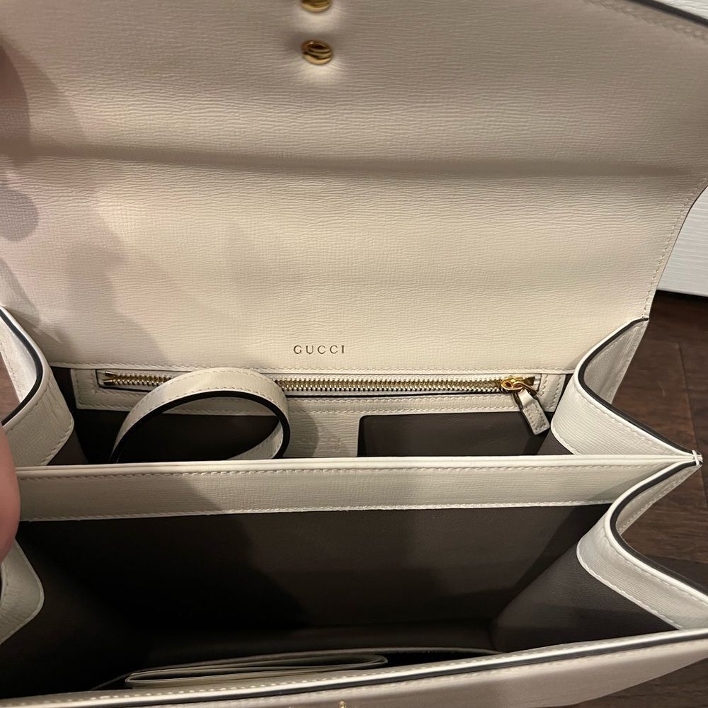 - Used once Gucci Sylvie 1969 small leather shoulder bag - Picture 11 of 11